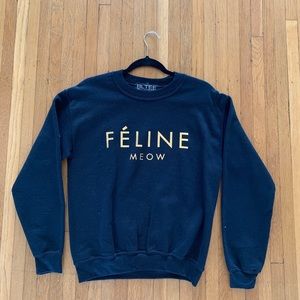 Brian Lichtenberg Feline Pull Over Sweater